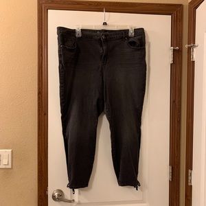 Gloria Vanderbilt Alexandra Lace Up Ankle Jeans.